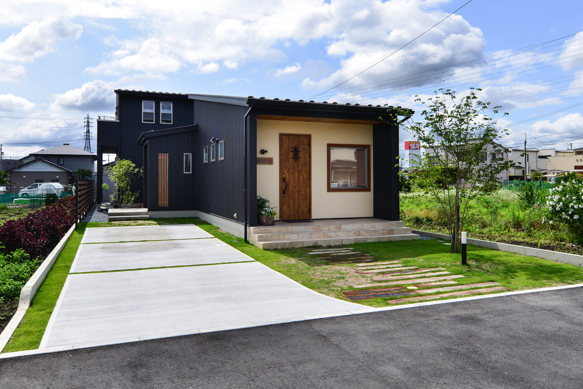 各務原市　新築住宅のエクステリア