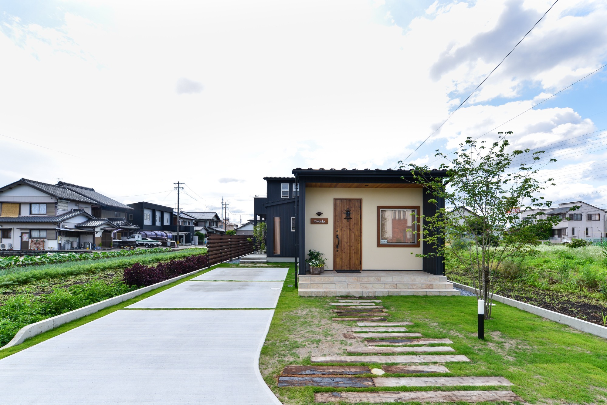 新築住宅のエクステリア