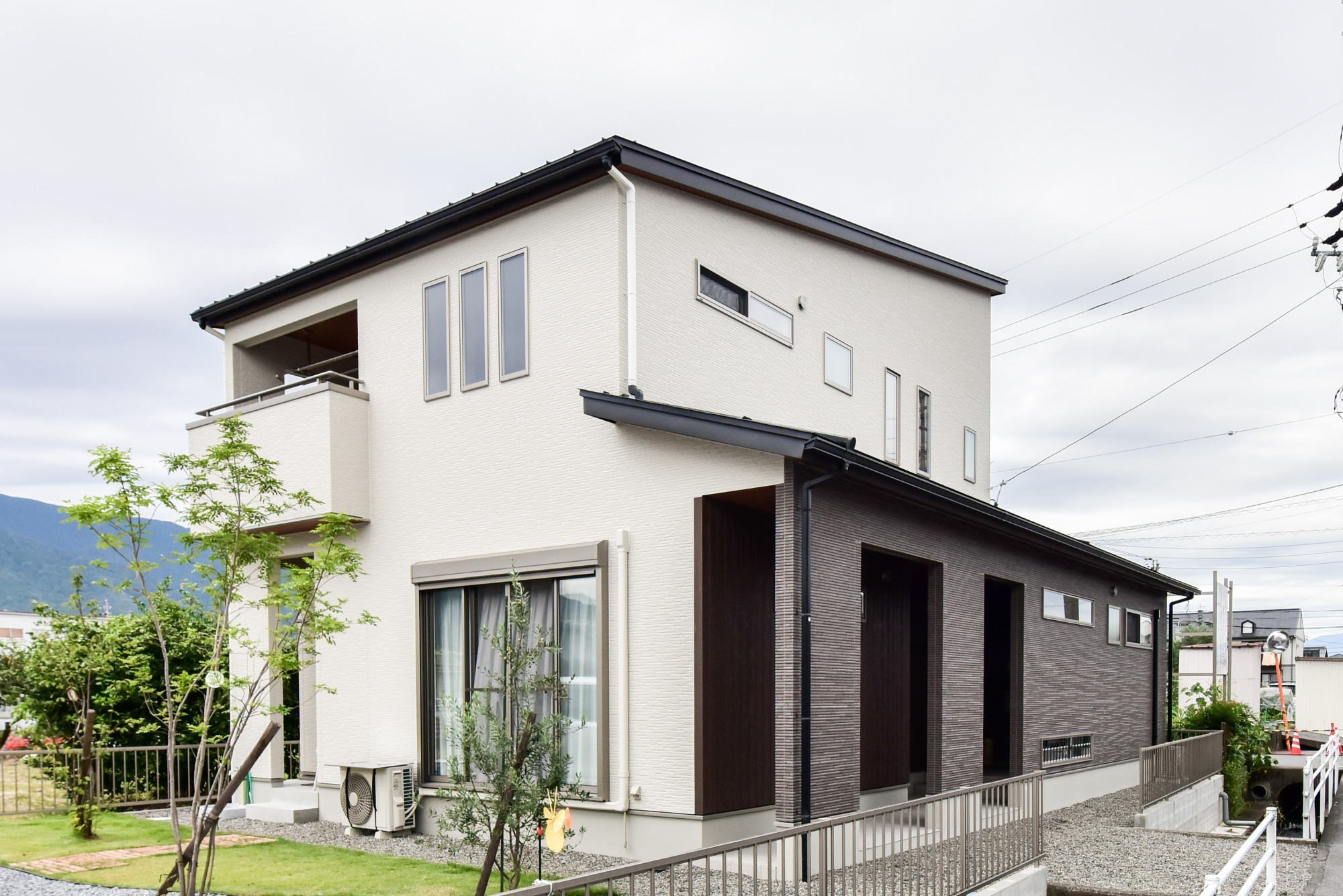 新築住宅のエクステリア