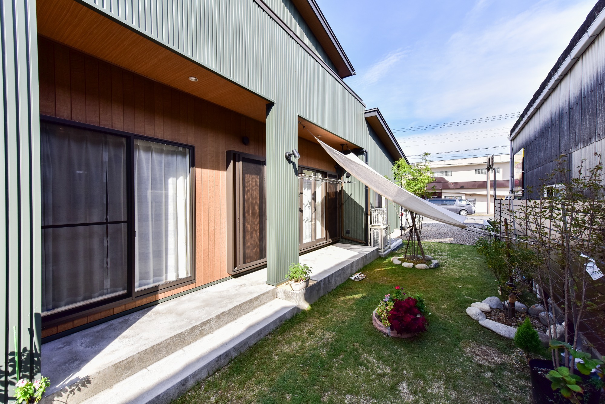 新築住宅のエクステリア