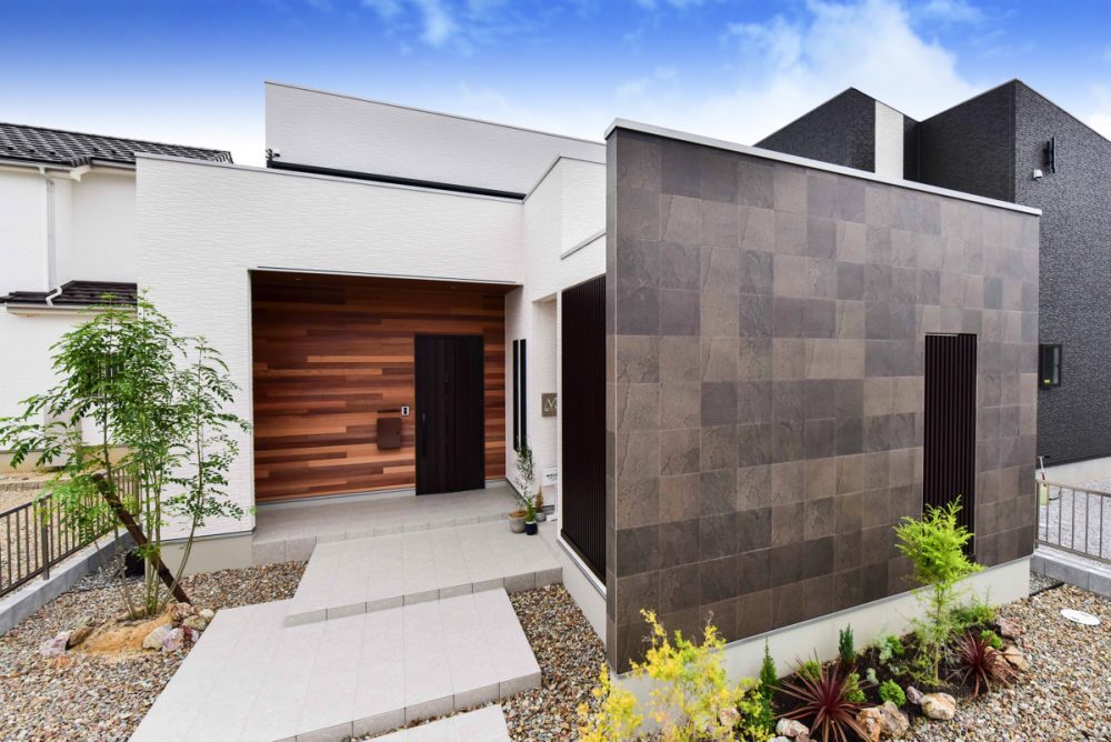 新築住宅のエクステリア