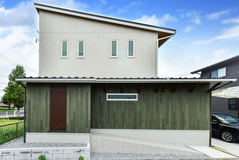 新築住宅のエクステリア