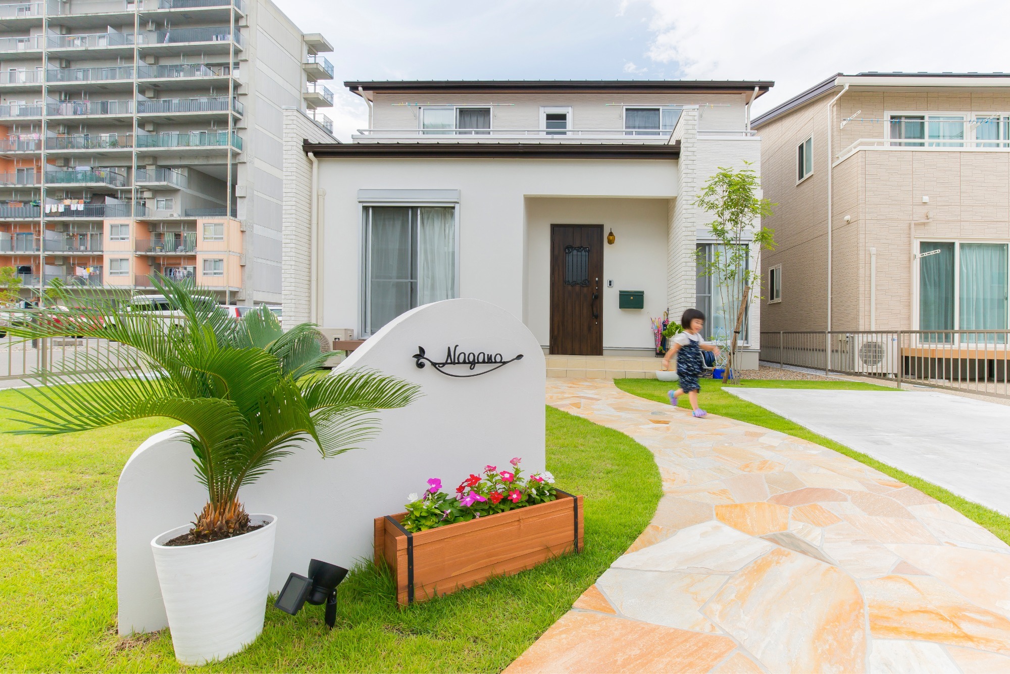 新築住宅のエクステリア